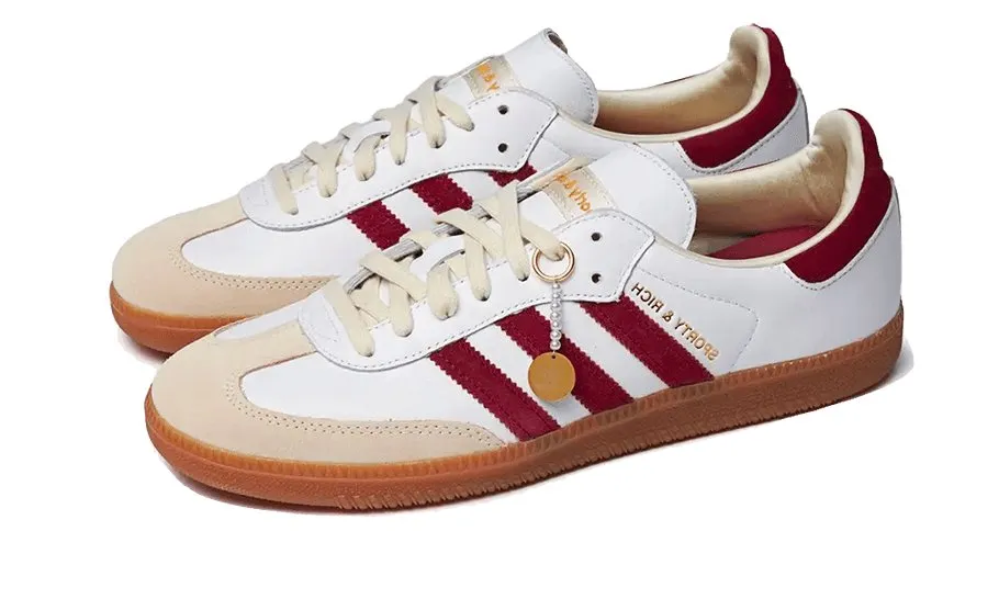 Adidas Samba OG Sporty & Rich White Core Burgundy