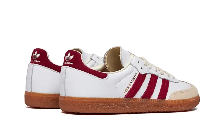 Adidas Samba OG Sporty & Rich White Core Burgundy