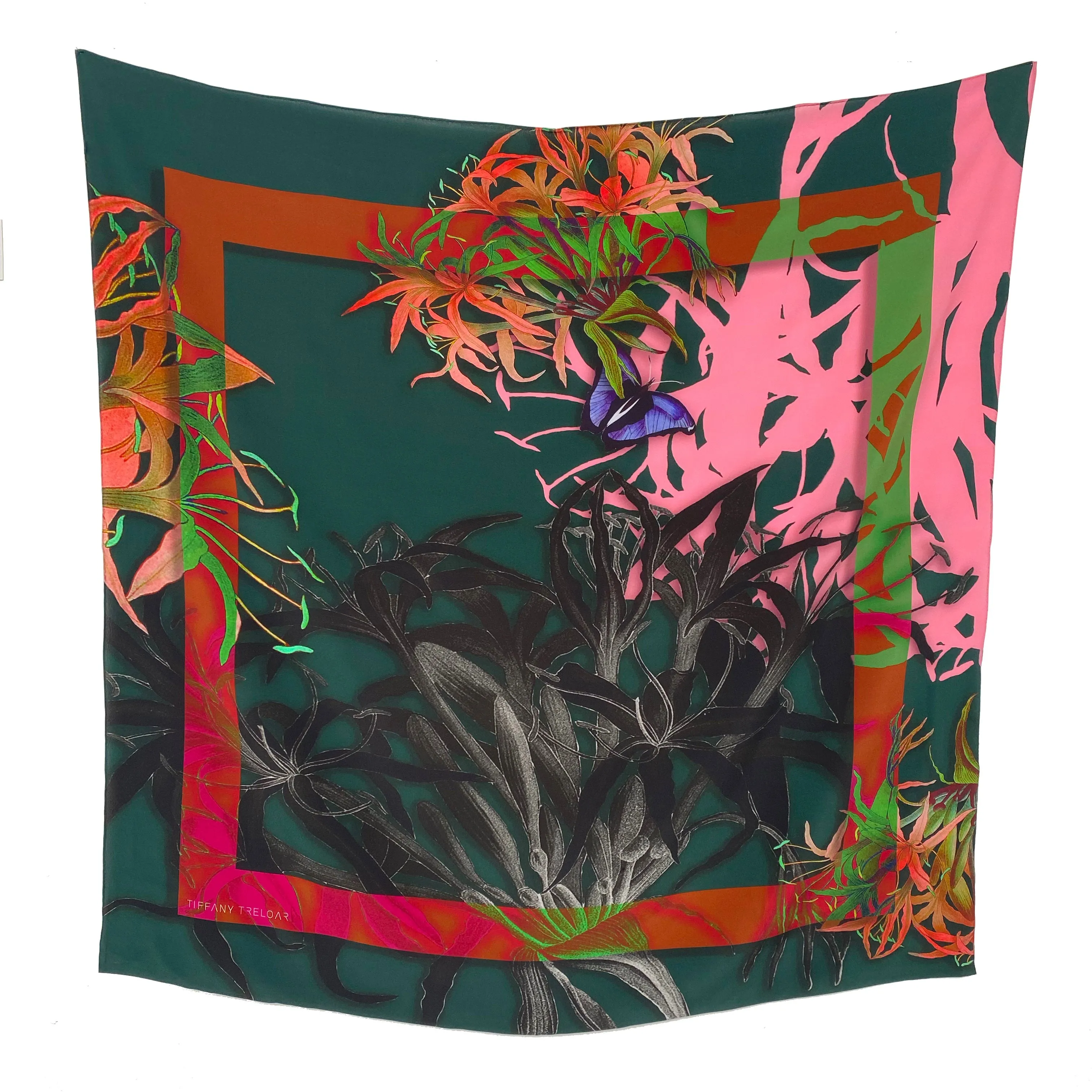 Agapanthus Silk Scarf