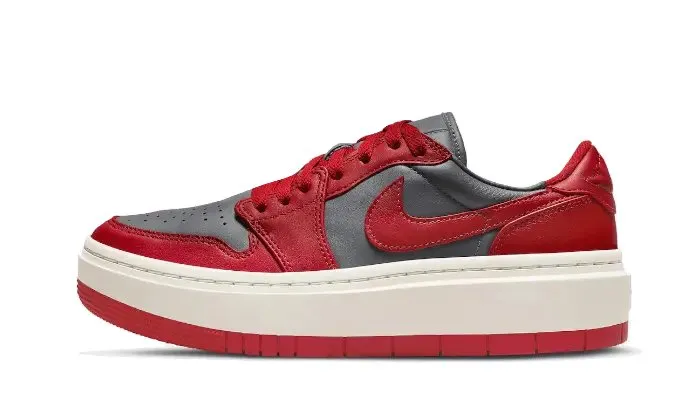 Air Jordan 1 Low Elevate Dark Grey Varsity Red