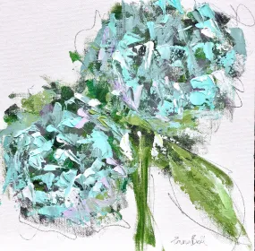 Aqua hydrangeas II