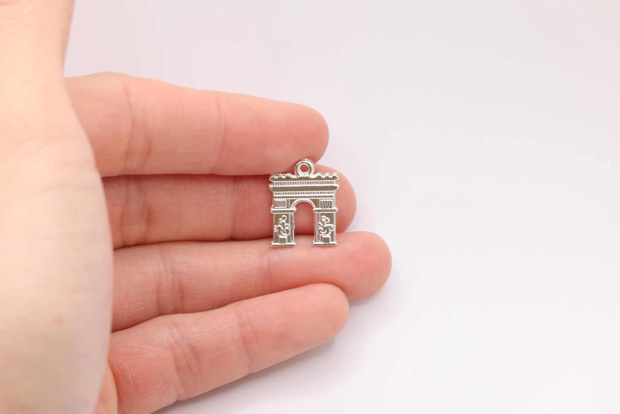 Arc de Triomphe Charm, 925 Sterling Silver, 611