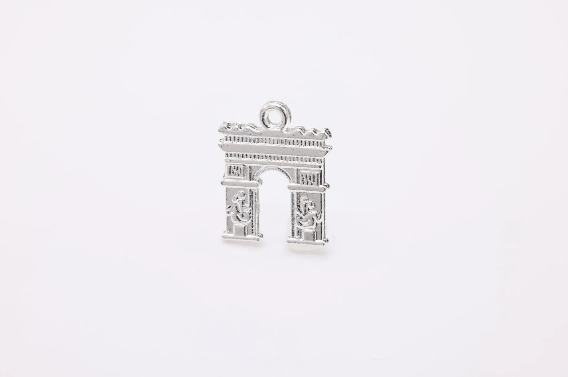 Arc de Triomphe Charm, 925 Sterling Silver, 611