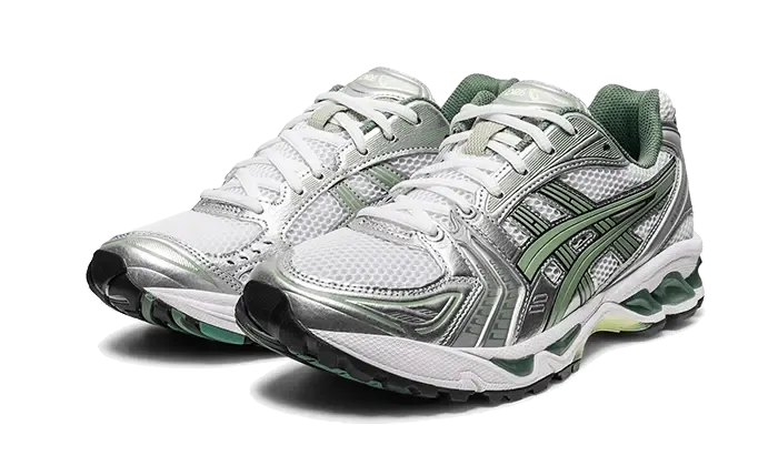 ASICS Gel-Kayano 14 White Pure Silver Slate Grey Sage