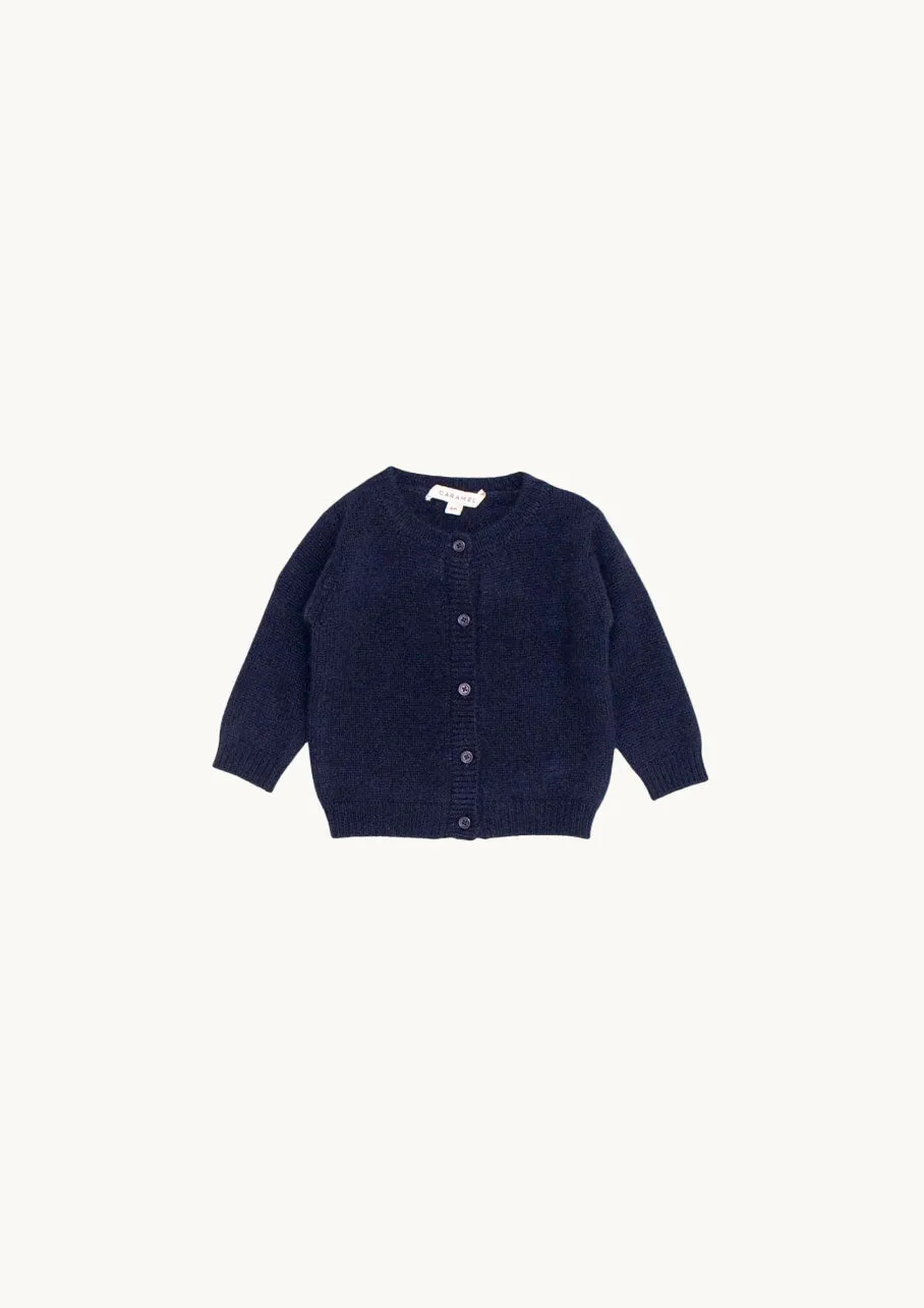 Baby Cashmere Cardigan, Mørkeblå