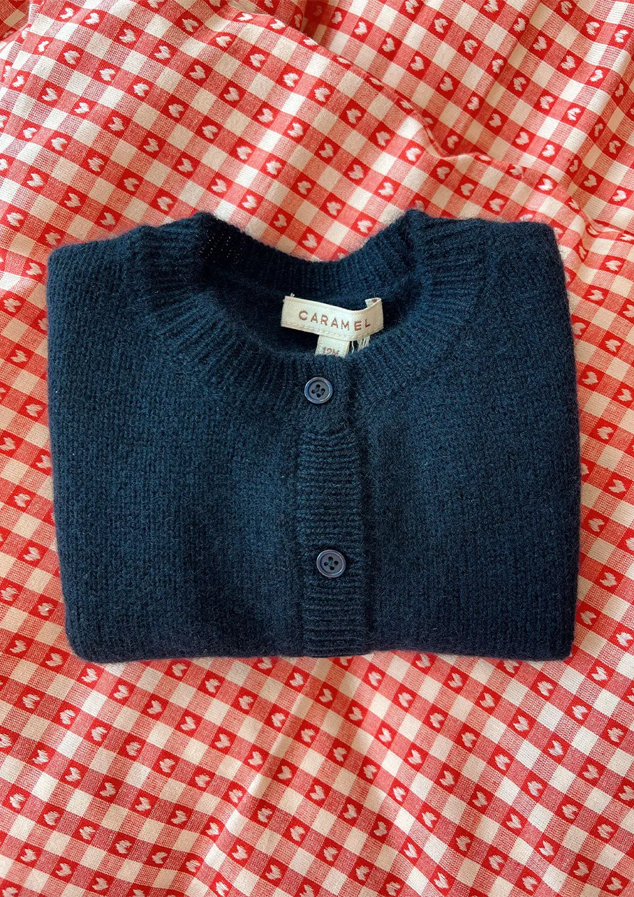 Baby Cashmere Cardigan, Mørkeblå