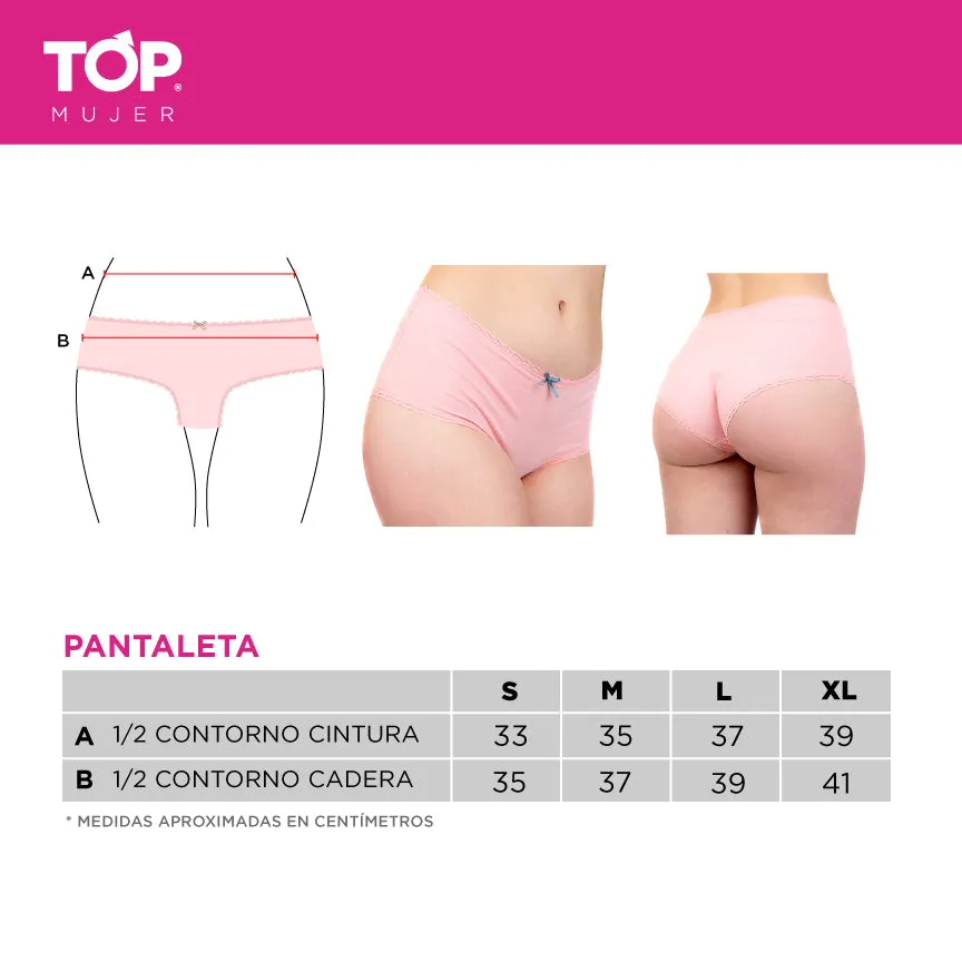 Calzón Pantaletas Algodón Pack 3 C5