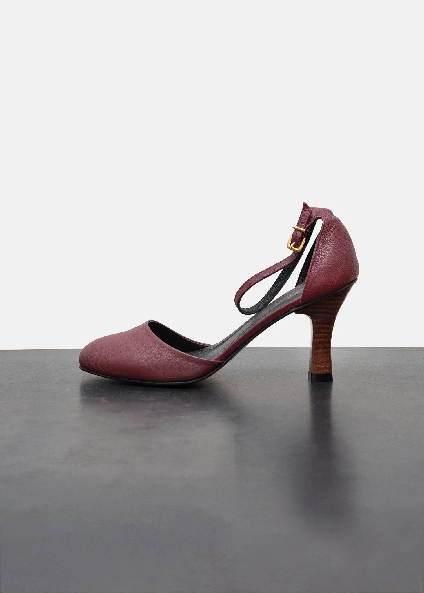 Cicilia Pump in Burgundy