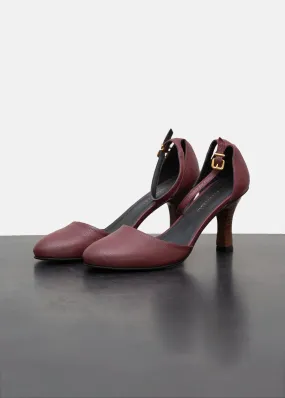 Cicilia Pump in Burgundy