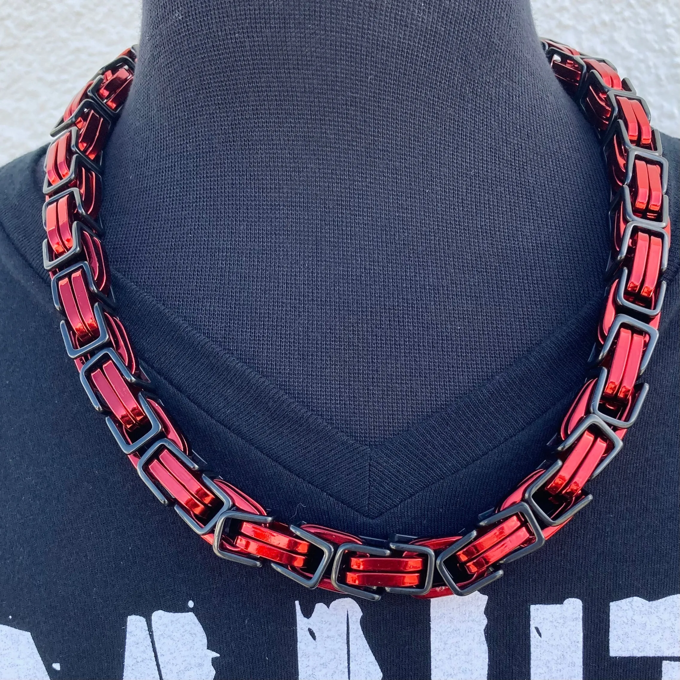 Daytona - Red & Black - CVO - 1 inch wide