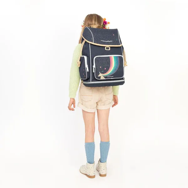 Ergonomic School Backpack - Unicorn Gold