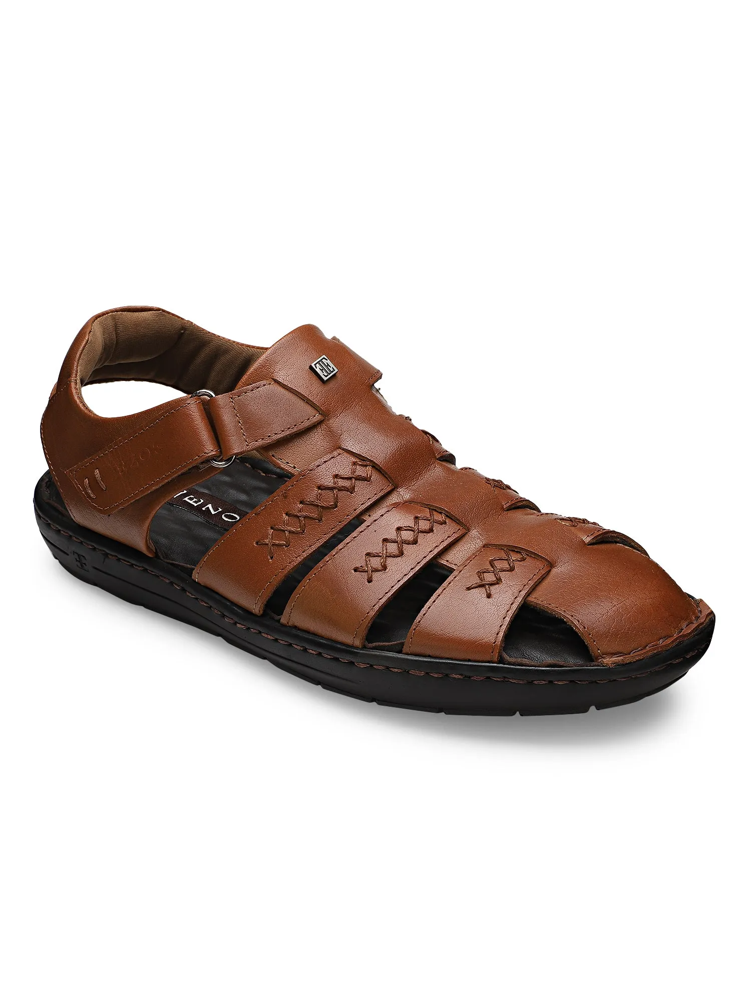 Ezok Men Orio Tan Leather Sandal 2302