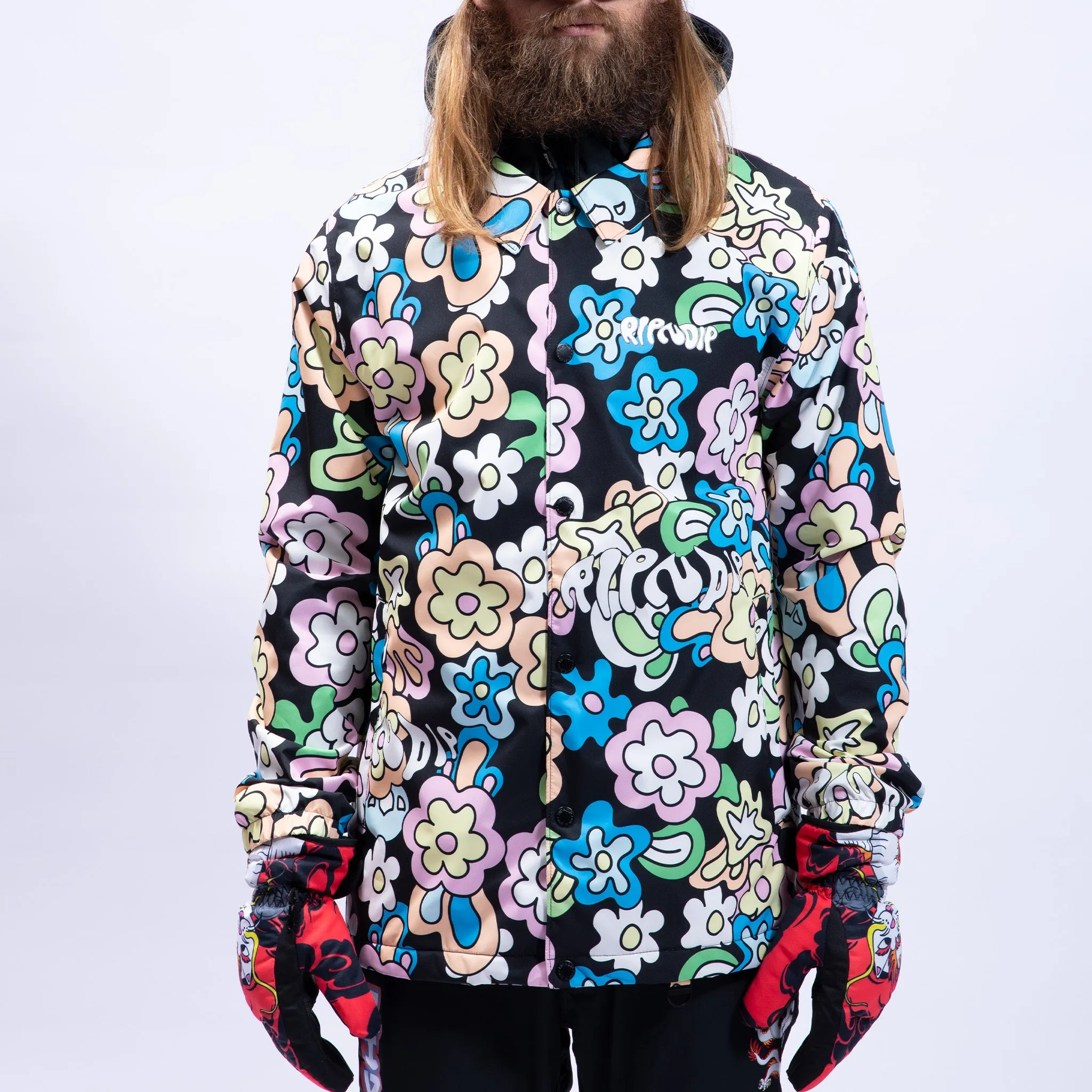 Flower Child Snowboard Jacket (Multi)