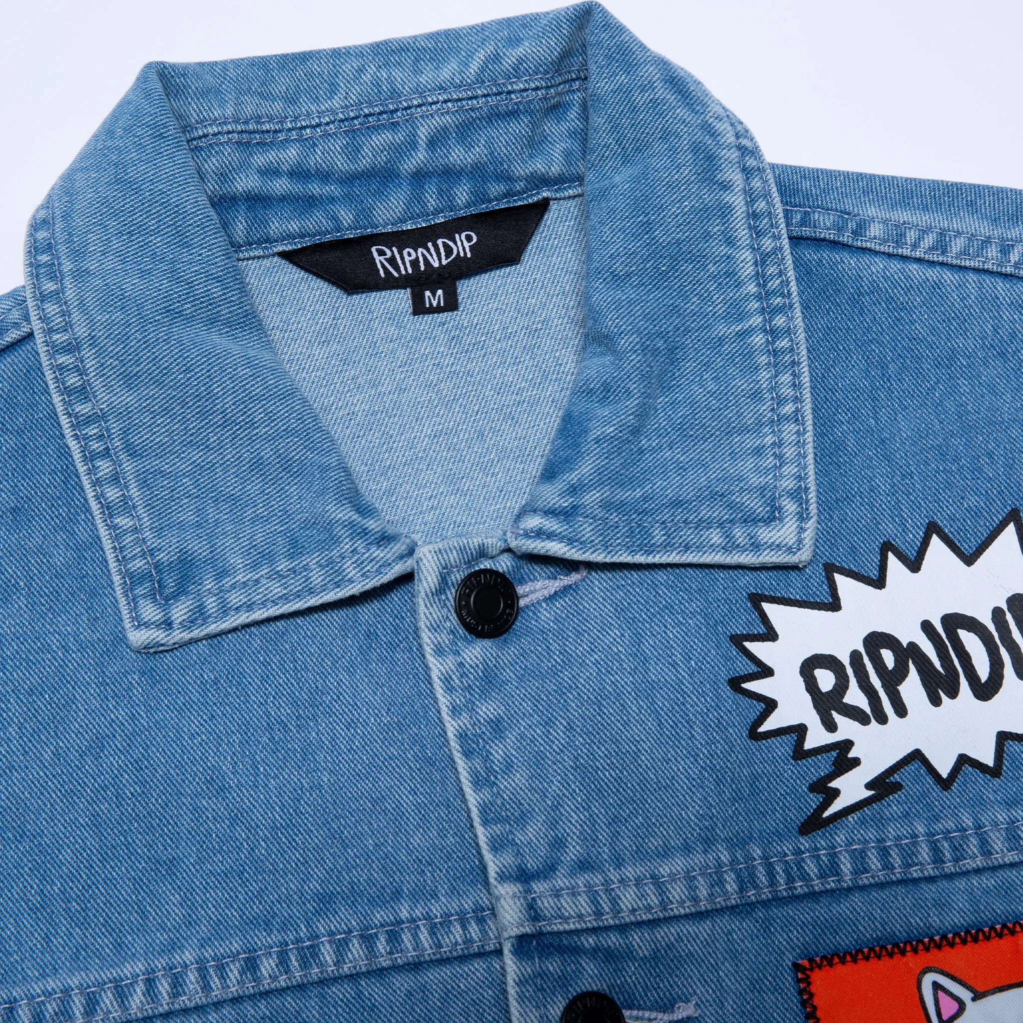 Frustration Denim Jacket (Medium Wash)