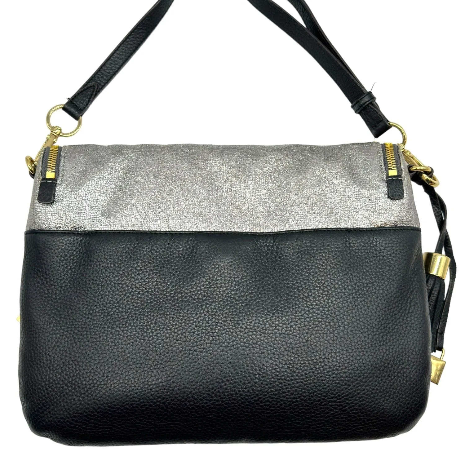 G.I.L.I. Halo Multi-functional Metallic Shoulder Bag - Black & Silver