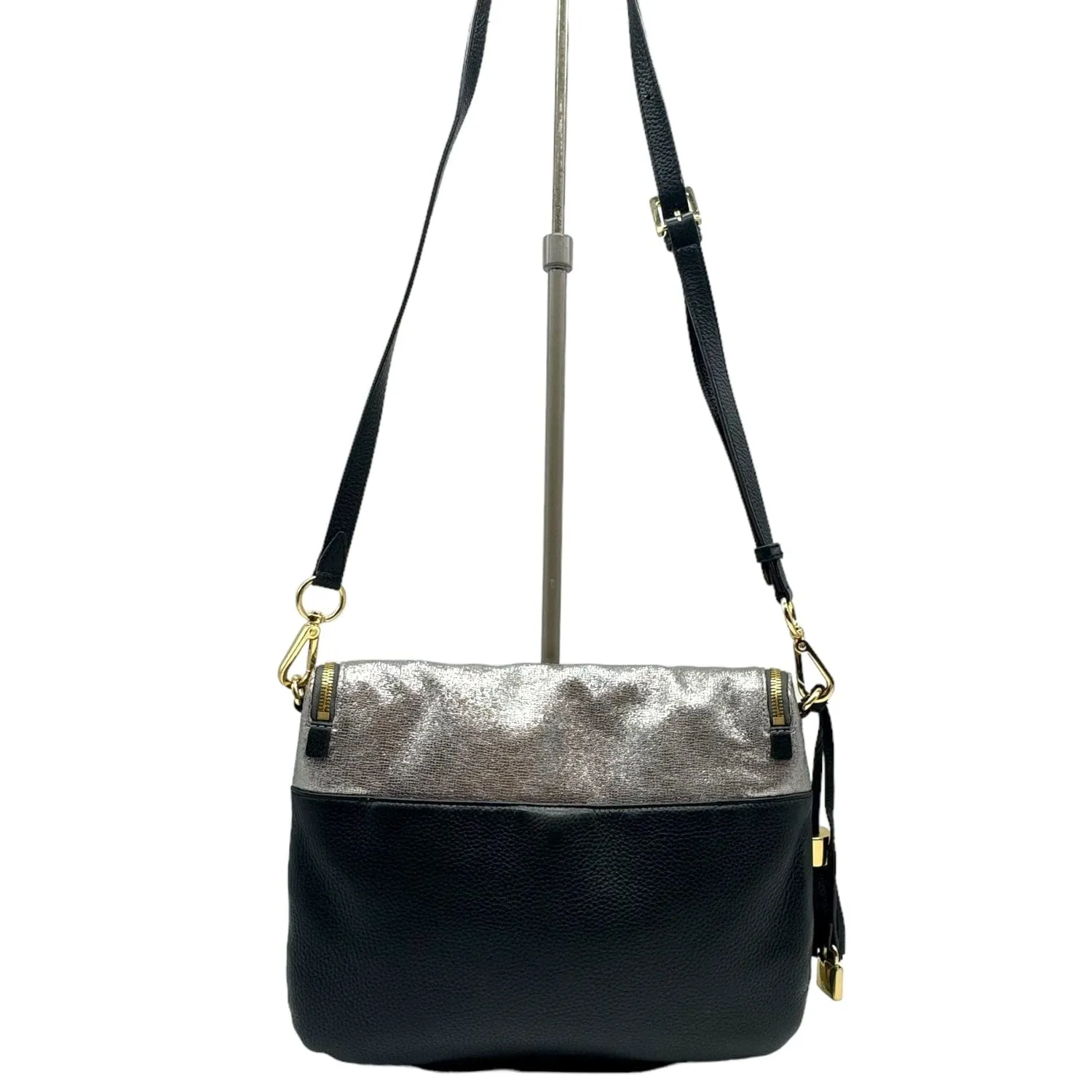 G.I.L.I. Halo Multi-functional Metallic Shoulder Bag - Black & Silver