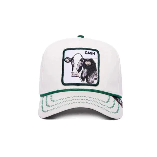 Goorin Bros Cash Cow 100 Trucker Hat (White)