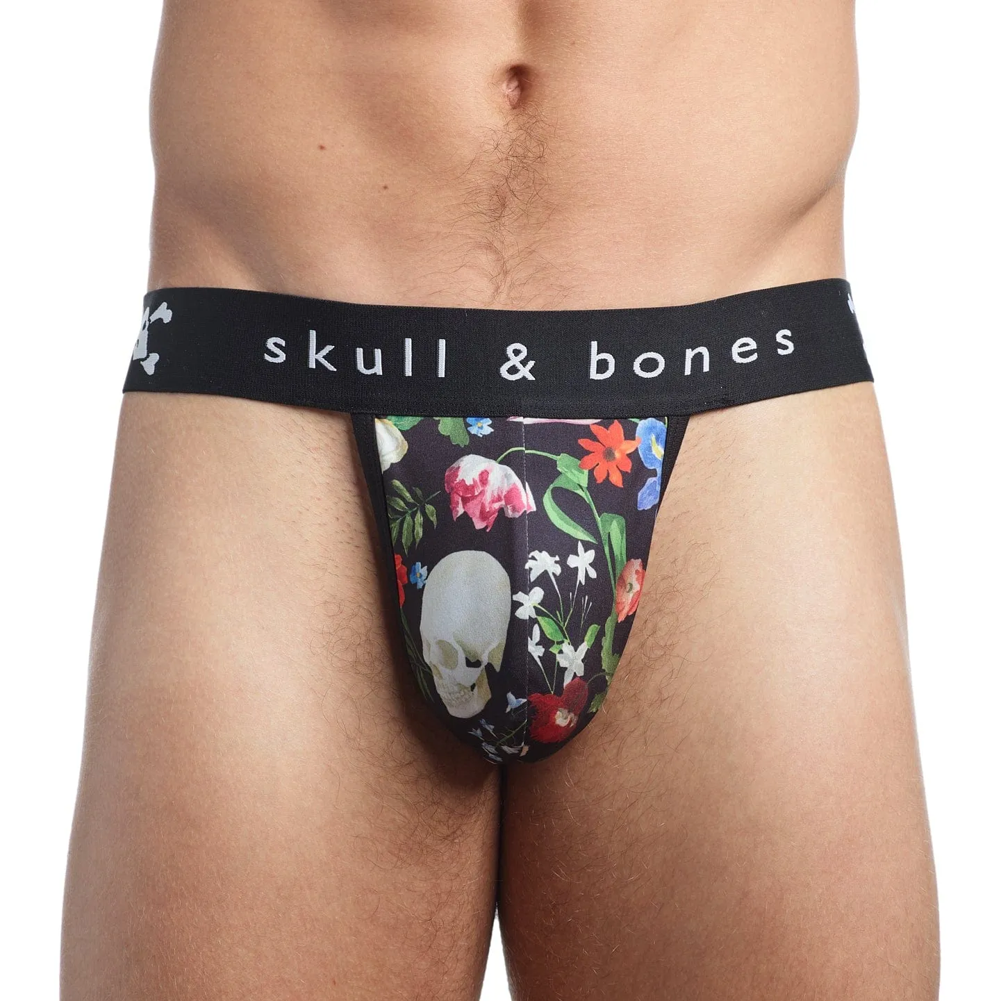 Hand Painted Dutch Floral Thong