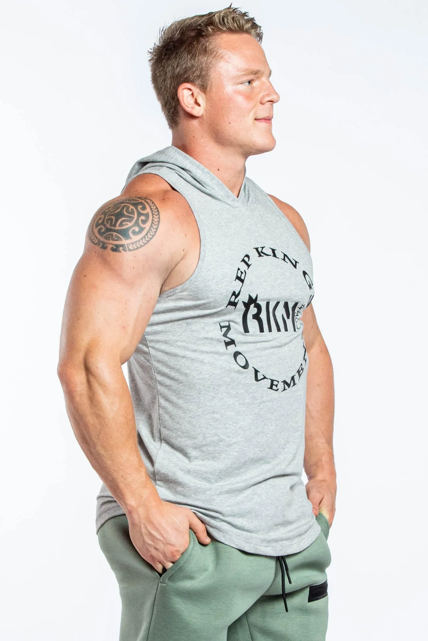 HOODIE TANK - GREY