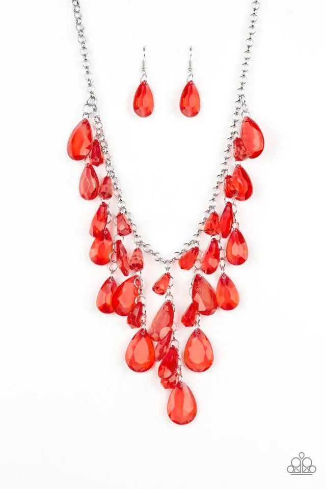 Irresistible Iridescence Red-Necklace