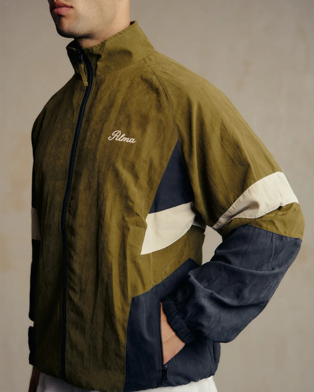 Khaki Cameron Track Jacket