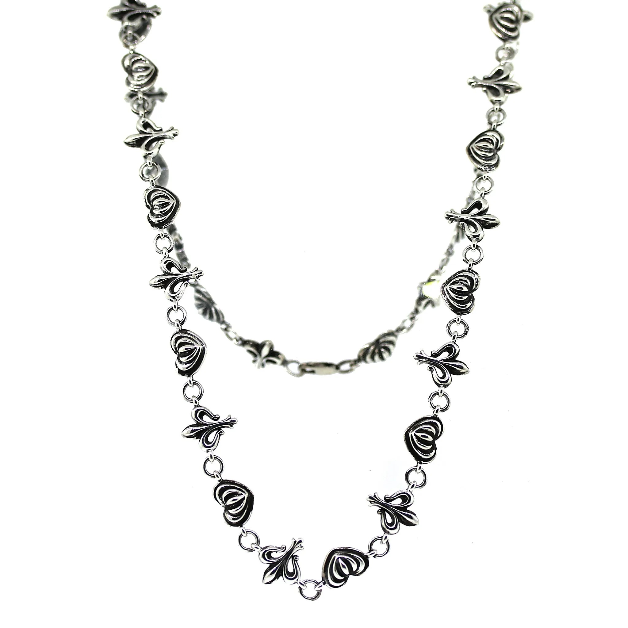 Lagos Fleur De Lis Sterling Silver Necklace