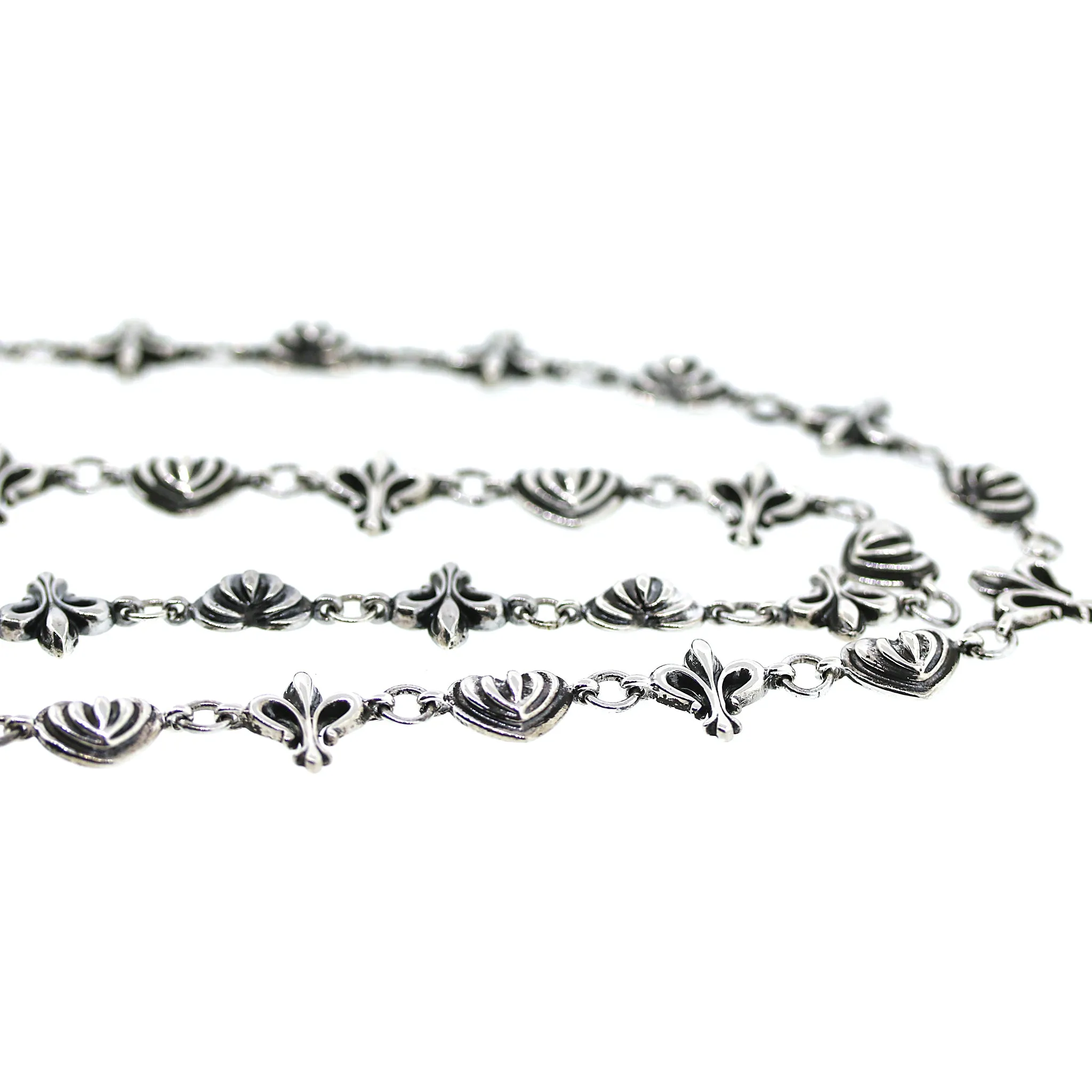 Lagos Fleur De Lis Sterling Silver Necklace