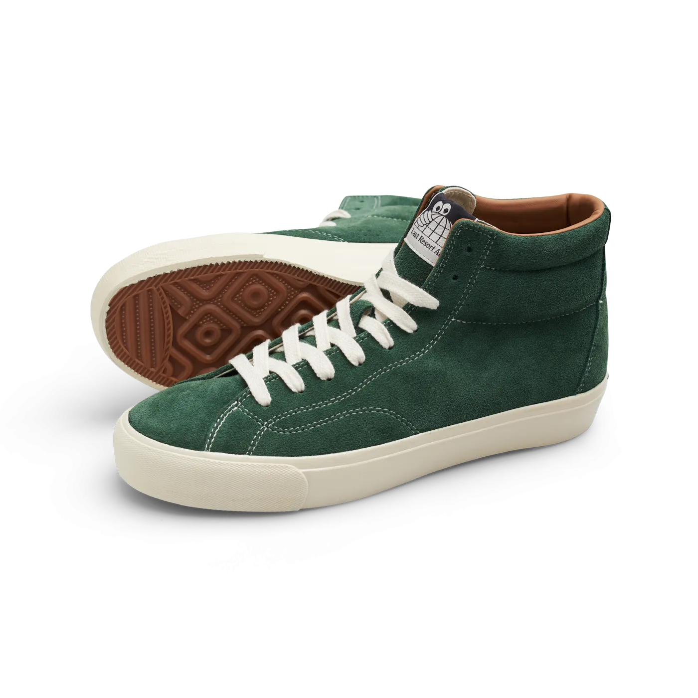 Last Resort AB VM003 Hi Suede Elm Green/White