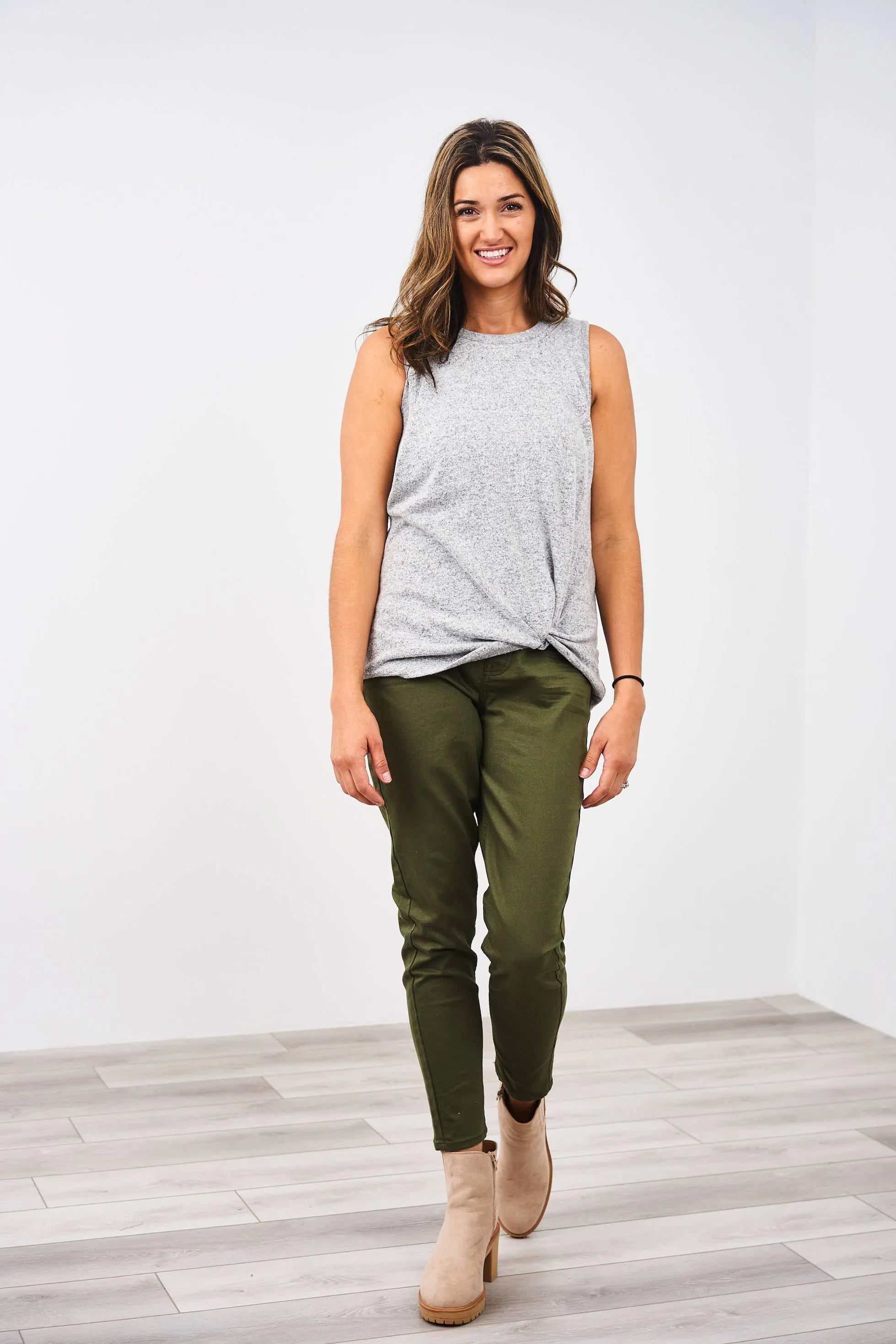 Latched Mama Twist Front Nursing Tank - Last Chance