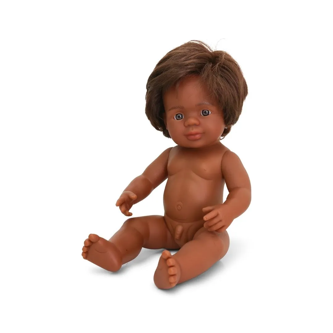 Miniland Doll Australian Aboriginal & Torres Strait Islander BOY 38cm