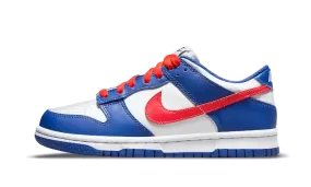 Nike Dunk Low White Royal Red