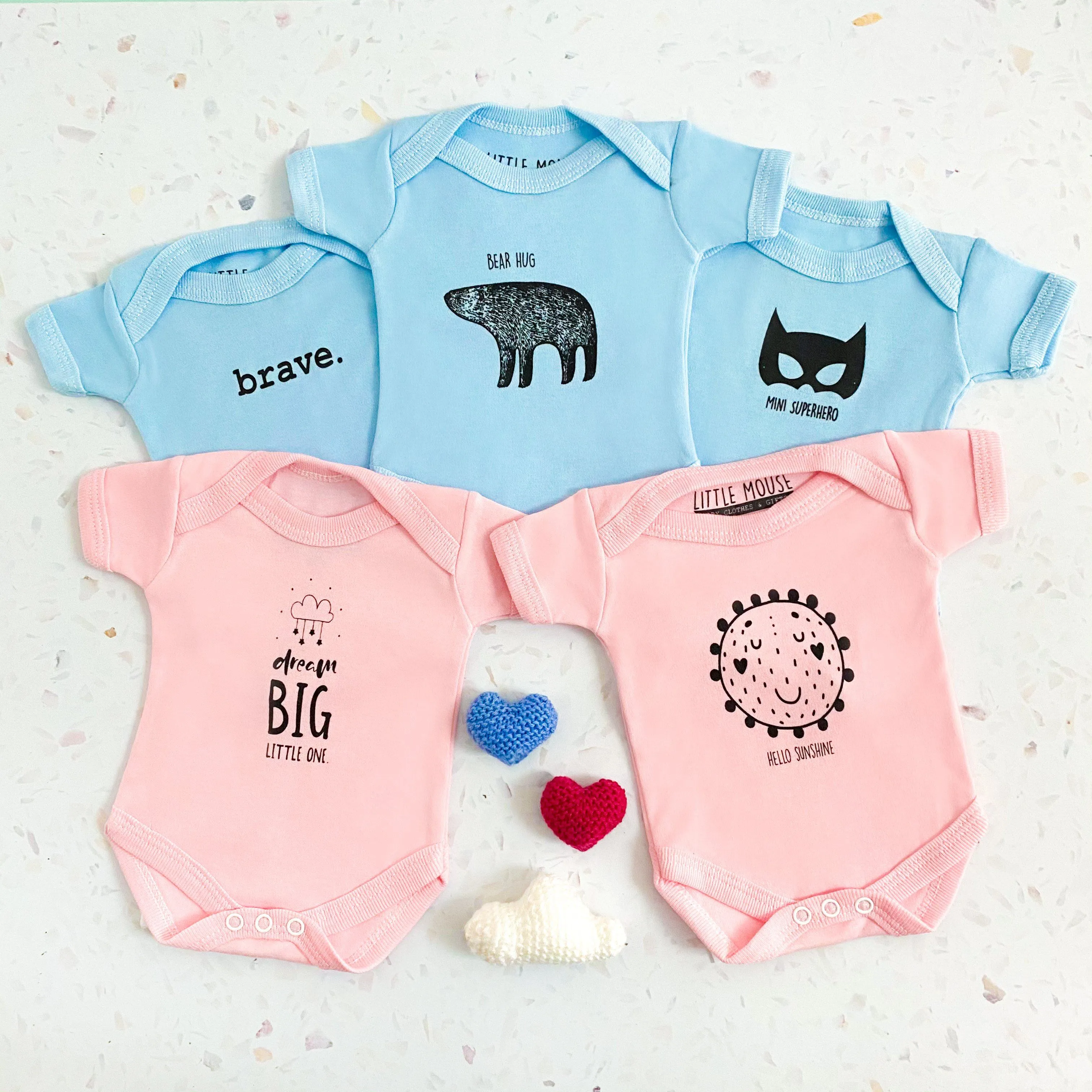 "Dream Big Little One" Bodysuit - Blue