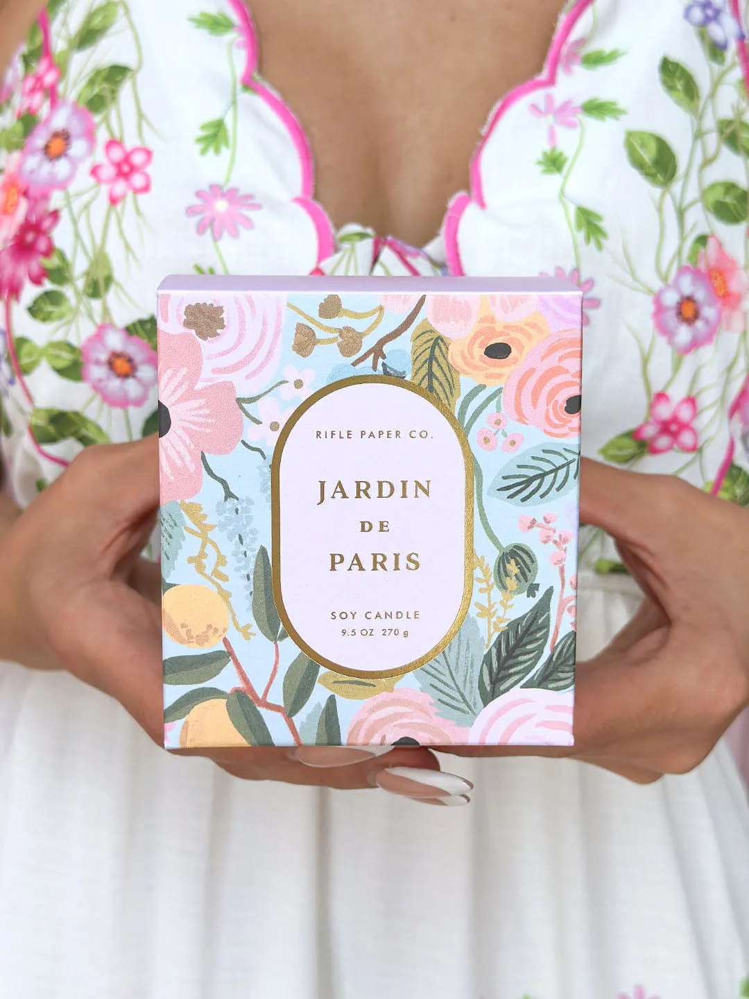 Rifle Paper Co. - Jardin de Paris 9.5 oz Glass Candle