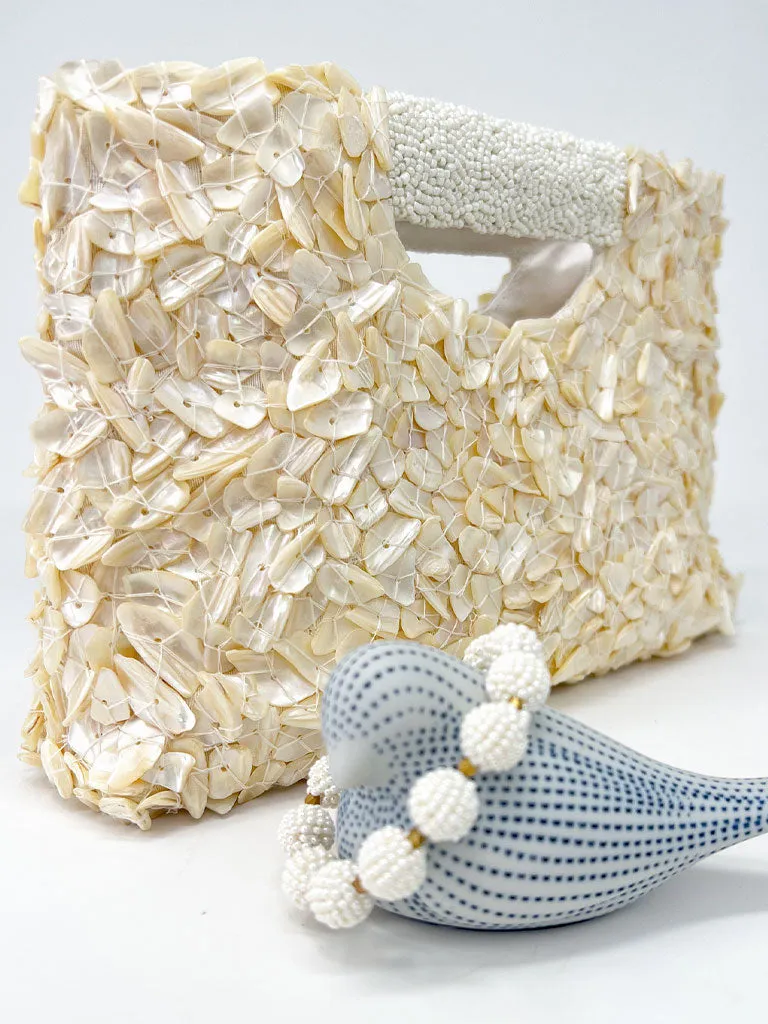 Saint-Tropez Shell Clutch