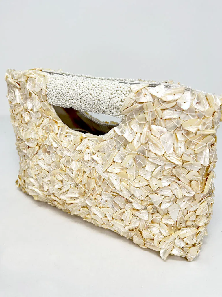 Saint-Tropez Shell Clutch