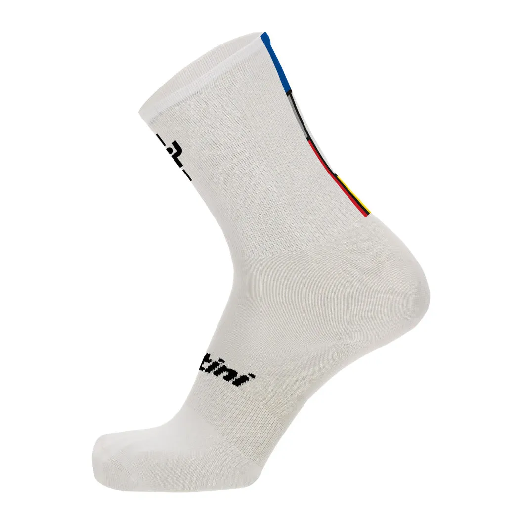 Santini TDF Alpe D'Huez Socks - Print