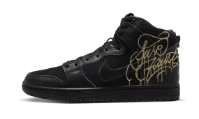 SB Dunk High FAUST Black Gold