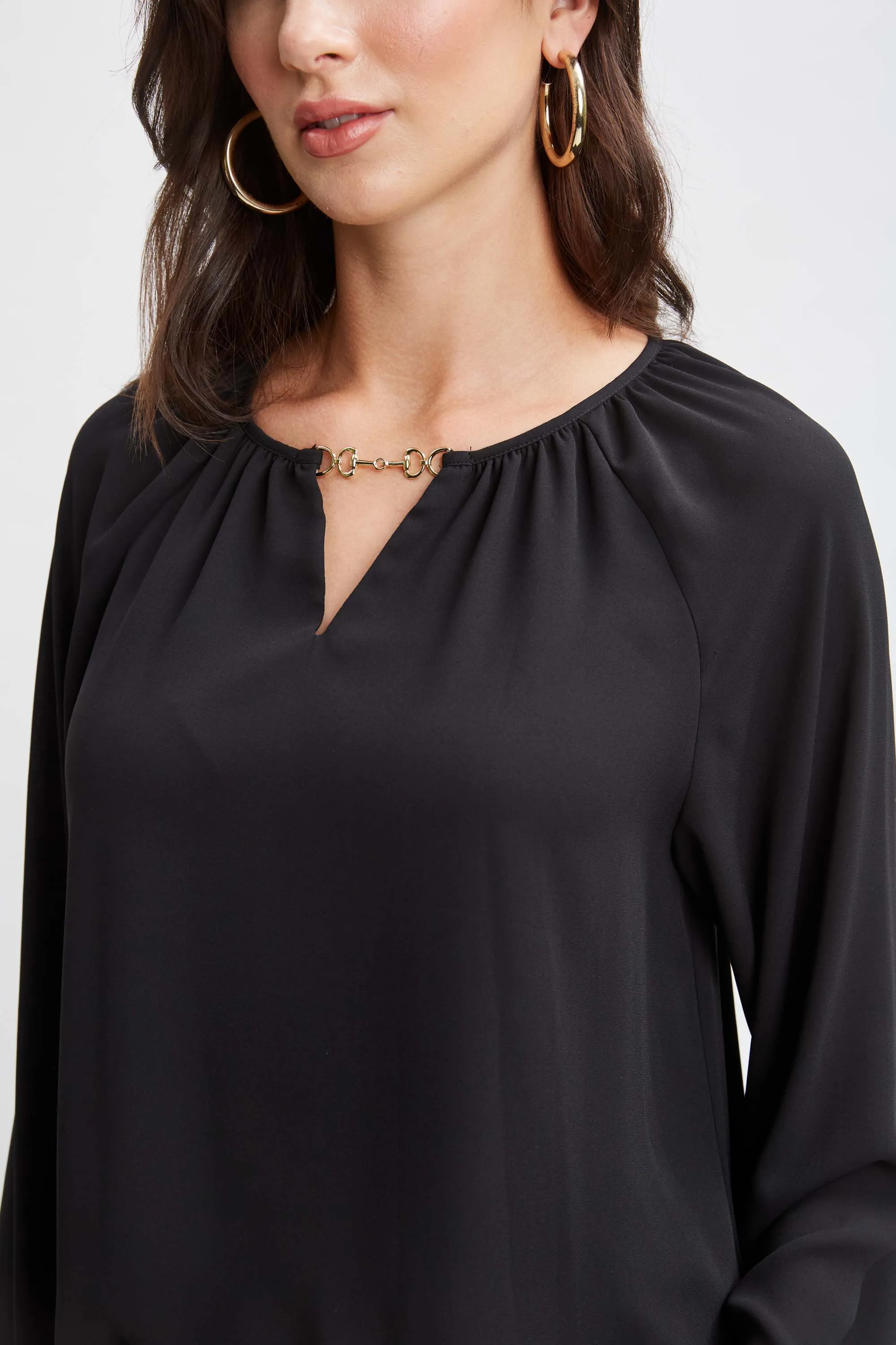 T-Tahari Keyhole Detail Shirt