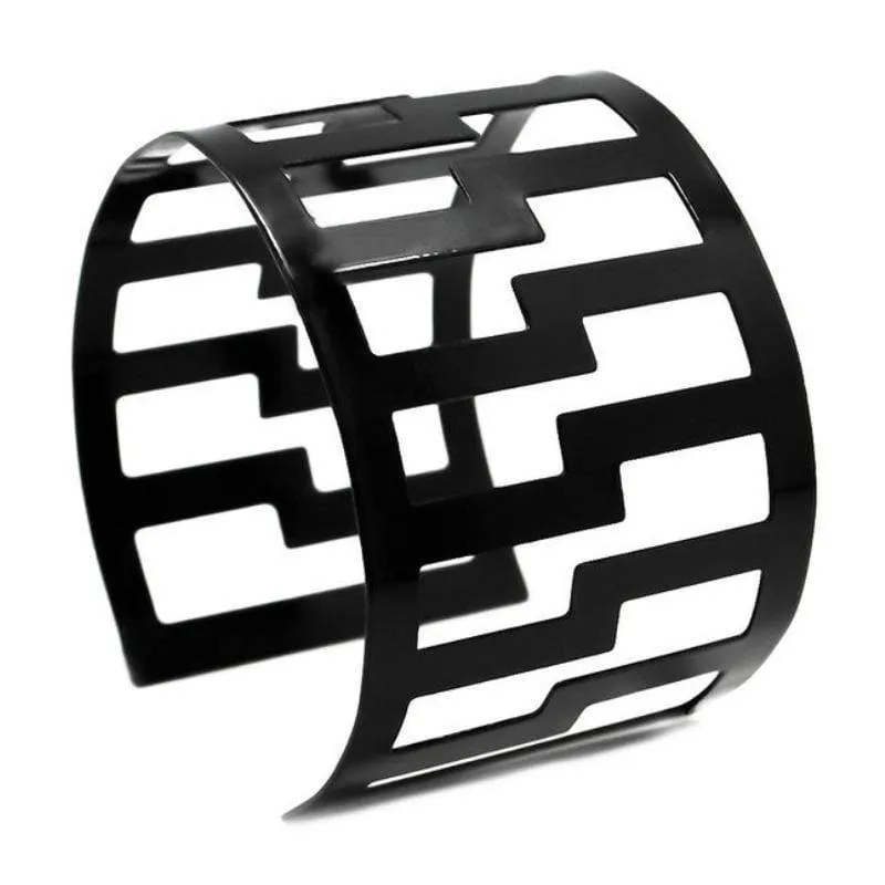 The Tetris Effect Black Cuff Bracelet