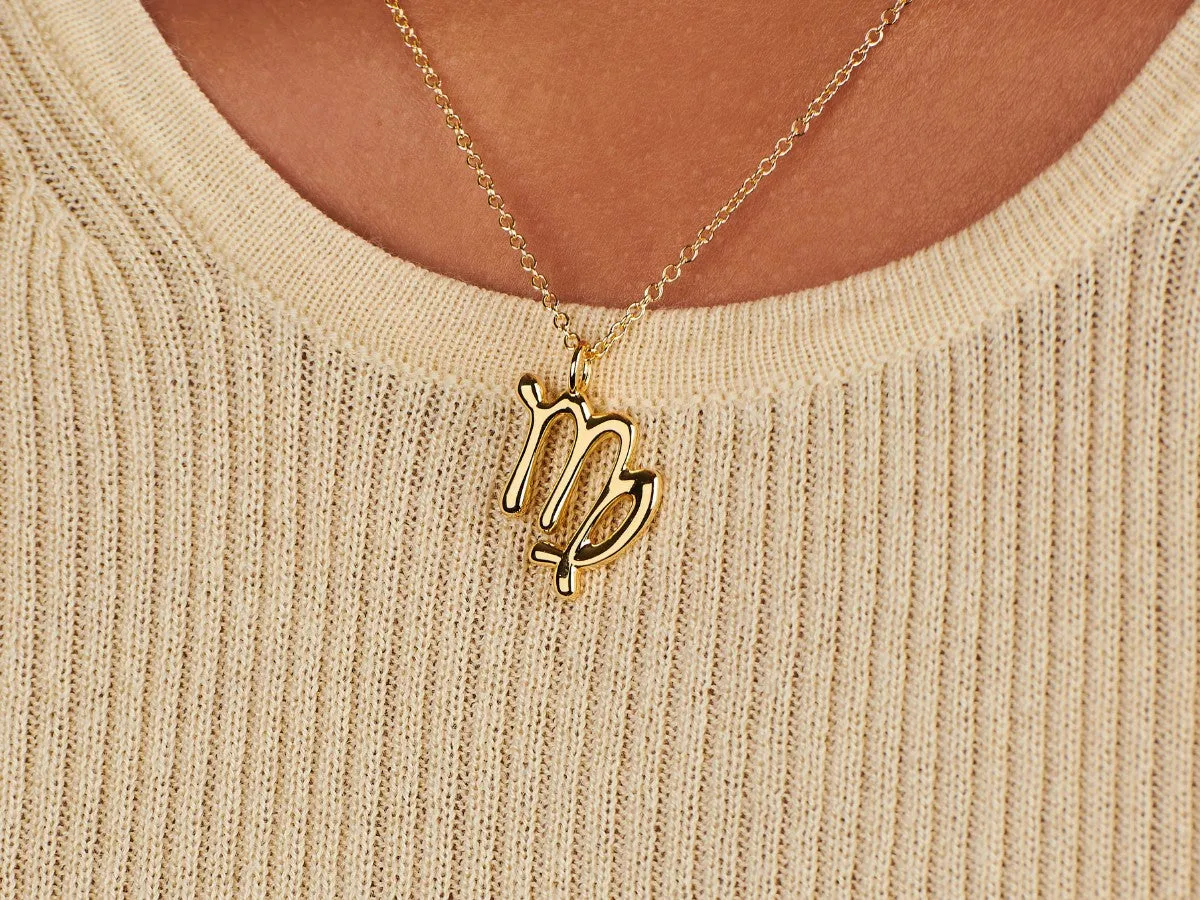 Virgo Zodiac Necklace