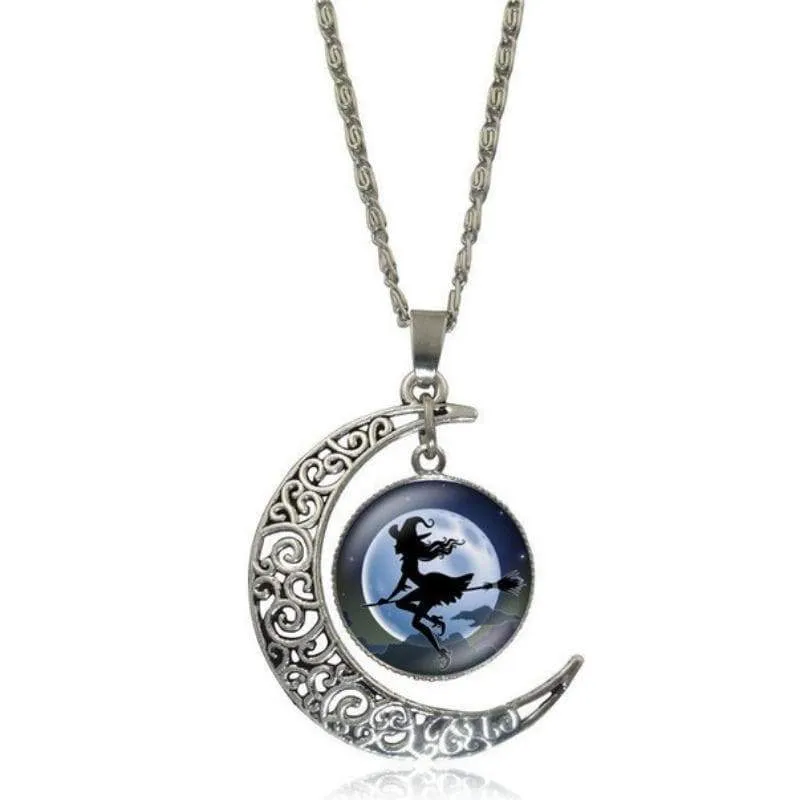 Witchy Woman Halloween Necklace